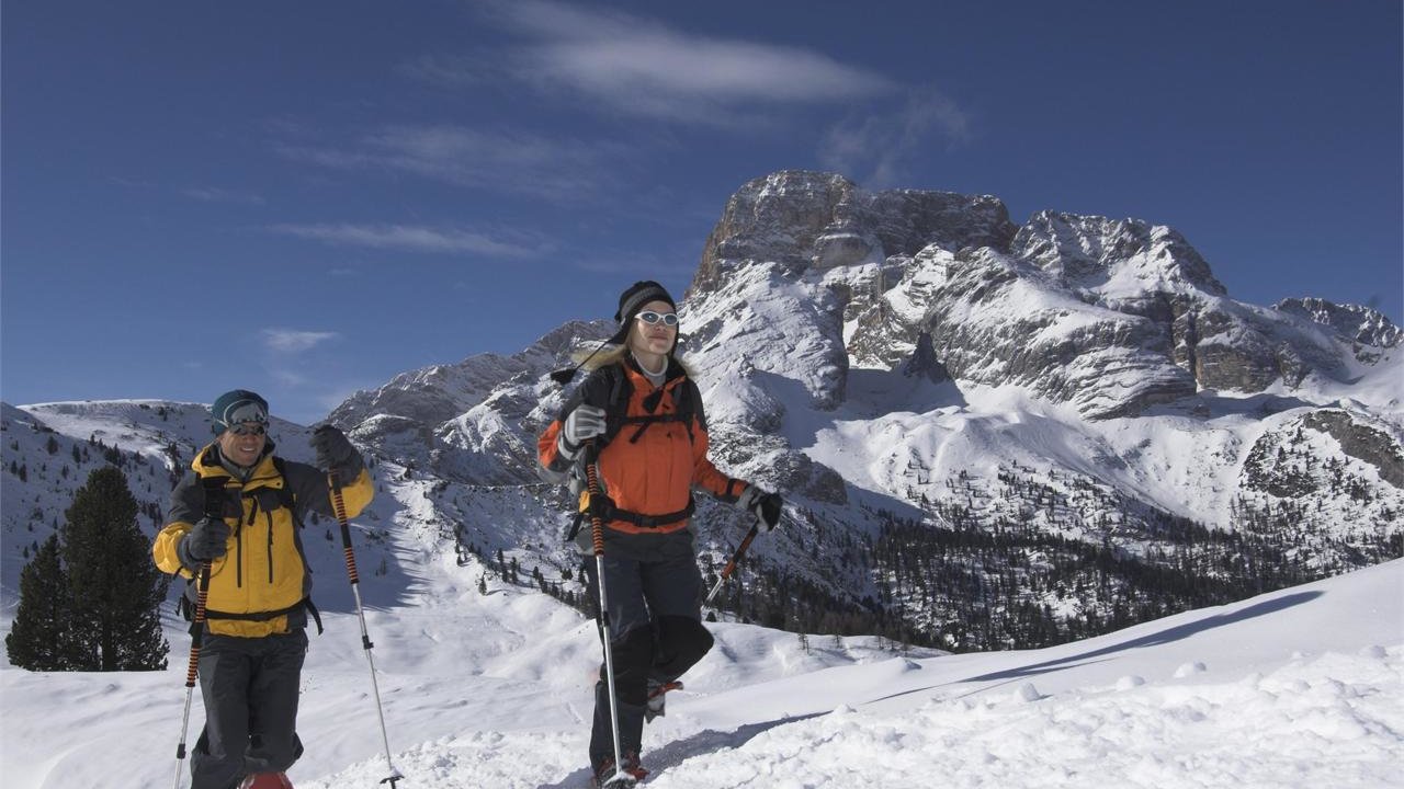 Foto: © 3 Zinne Marketing - N. Eiselehein Event Schneeschuhwandern in den Dolomiten