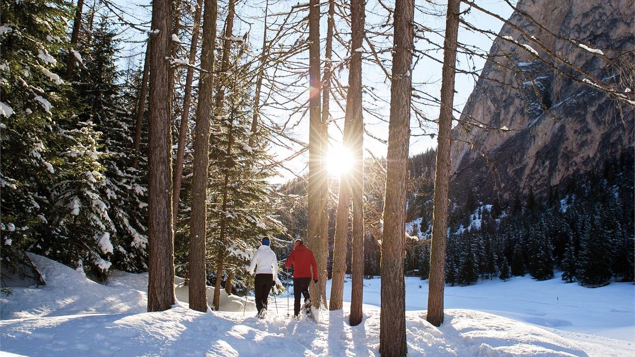 Foto: © Dolomites Val Gardena Event Schneeschuhwanderung Langental