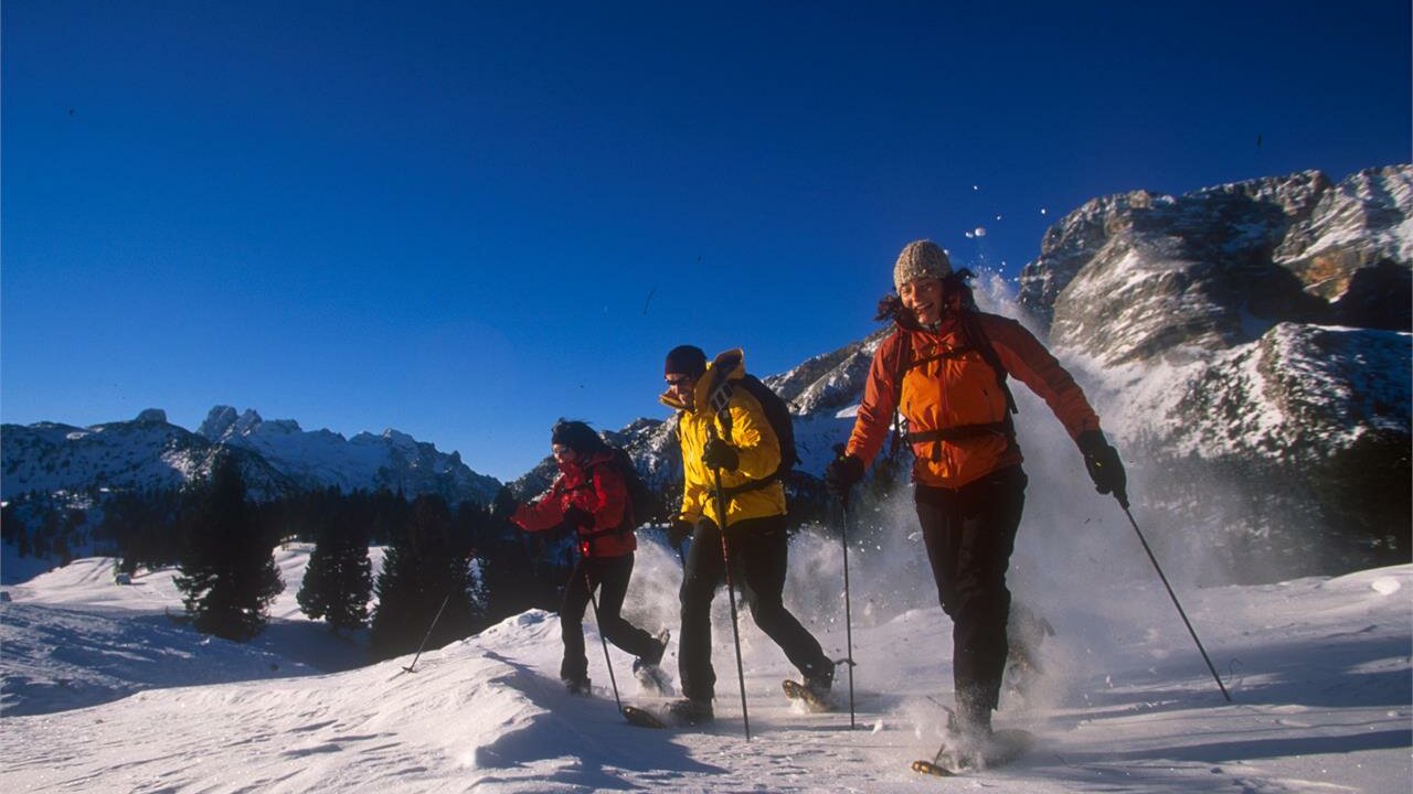 Foto: © TVB Hochpustertal H. Wistaler Event Schneeschuhwanderung mit Iris Lanz